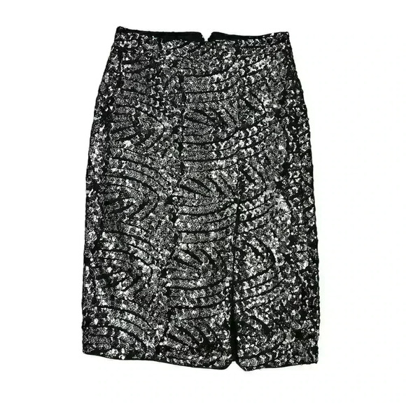 Walter Baker Josette Embellished Mesh Skirt Knee Length Size 6 - Picture 5 of 15